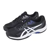 Asics 網球鞋 GEL-Gmae GS 大童 女鞋 黑 白 室內運動 緩衝 亞瑟士 1044A083001