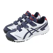 Asics 棒壘球鞋 Neorevive TR 3 男鞋 白 藍 教練鞋 皮革 魔鬼氈 亞瑟士 1123A042105