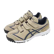 Asics 棒壘球鞋 Neorevive TR 3 男鞋 卡其 黑 教練鞋 皮革 魔鬼氈 亞瑟士 1123A042200