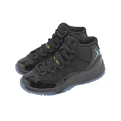 Nike 休閒鞋 Jordan 11 PS 中童 小朋友 黑 藍 Gamma Blue 喬丹 AJ11 378039-047