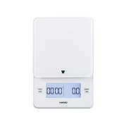 【HARIO】咖啡師玻璃電子秤 白色