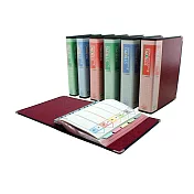 自強牌 A4 三孔管型夾 100頁資料簿 6本入/ 箱 C100