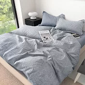 《DUYAN 竹漾》台灣製 40支精梳棉雙人床包三件組 / 漠旅流沙