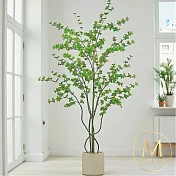 【Floral M】日式輕井澤庭院風鈴海棠1.6公尺室內大型仿真植栽（贈送花盆）