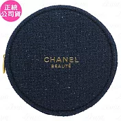 CHANEL 香奈兒 圓形精緻化妝包(公司貨)