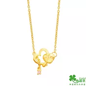 幸運草金飾 那一刻心動黃金項鍊