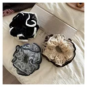 【HERA 赫拉】撞色毛線花邊雙層大腸髮圈三入組 H114121804 三入組