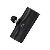 VOORCA WP035F 自帶USB-C 迷你行動電源(5000mAh) 自帶線 Type-C USB -黑色