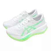 Asics 競速跑鞋 Sonicblast 女鞋 白 綠 彈力 推進 運動鞋 亞瑟士 1012B862101