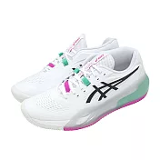 Asics 網球鞋 Gel-Resolution X Clay 男鞋 澳網 紅土 白 綠 緩震 亞瑟士 1041A485103