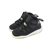 Nike 休閒鞋 Jordan 11 Retro TD 小童 學步鞋 夜光 童鞋 11代 IB1380-001