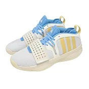 adidas 籃球鞋 Dame 8 Extply 男鞋 米白 藍 緩震 里拉德 愛迪達 IF1514