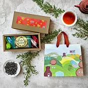 【無藏】Z4 臺灣十大特色茶風味輪低碳禮盒｜環保補充包｜永續茶葉綠色送禮