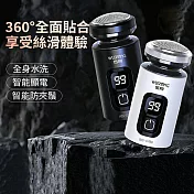 CS22 便攜電動彈簧刮鬍刀-1入 白色