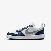 NIKE COURT BOROUGH LOW RECRAFT (GS) 中大童 女休閒鞋 DV5456135 US4 白藍色