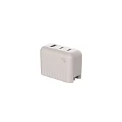 【Allite】A1 PRO 70W 1USB+2Type-C氮化鎵三孔快充 充電頭 豆腐頭 充電器 旅充頭 淺灰褐