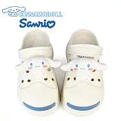 【HELLO KITTY】女 CINNAMOROLL 大耳狗 洞洞鞋 雨鞋 穆勒鞋 涼拖鞋 兩穿 防水 輕量 厚底 EU36 白色