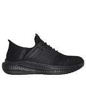 Skechers 思克威爾 Slade [210811BBK] 男 健走 步行鞋 舒適 走路 寬鬆 黑