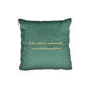 【收納職人】北歐ins燙金輕奢絨抱枕被/兩用抱枕/多功能抱枕毯子_4色任選 翡翠綠