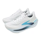 Brooks 慢跑鞋 Glycerin Max 2 男鞋 白 藍 超級甘油極致系列 厚底 緩震 運動鞋 1104791D186