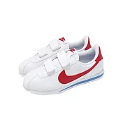 Nike 休閒鞋 Cortez PS 中童 阿甘鞋 童鞋 白 紅 魔鬼氈  IQ7636-101