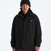 The North Face M AFTERBURNER INSULATED FLANNEL 男化纖外套-NF0A82V4BZO XL 黑色