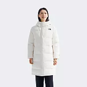 The North Face W ESSENTIAL LONG DOWN - AP 女羽絨外套-NF0A8ED8QLI L 白色