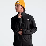 The North Face M CEDAR TRAIL GRID FLEECE 1/4 ZIP - AP 男半開襟上衣-NF0A8FHZJK3 L 黑色