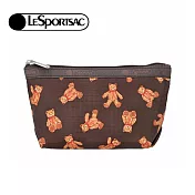 Lesportsac 2025冬季新品 Small Sloan Cosmetic 小梯型化妝包(2724) 	HE52泰迪熊天堂