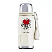 GERM格米 凱斯哈林聯名款迷你律動保溫杯 580ml(隨行杯/保溫瓶/水壺) 發光的愛