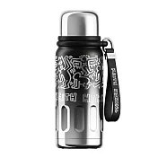 GERM格米 凱斯哈林聯名款迷你律動保溫杯 580ml(隨行杯/保溫瓶/水壺) 幻夜遊樂園