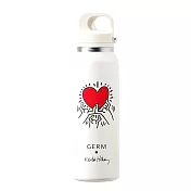 GERM格米 凱斯哈林聯名款趣野運動保溫杯 600ml(隨行杯/保溫瓶/水壺) 發光的愛