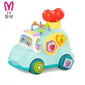 卡通積木車 藍色