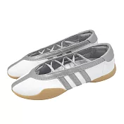 adidas 休閒鞋 Taekwondo Mei Ballet W 女鞋 芭蕾風 白 銀 瑪莉珍 跆拳道鞋 愛迪達 JQ6438