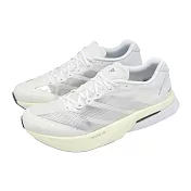 adidas 慢跑鞋 Adizero Boston 13 W 女鞋 男鞋 白 銀 緩震 運動鞋 愛迪達 JS4948