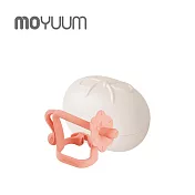 MOYUUM 韓國 白金矽膠 手環固齒器收納組 -  拇指獅(蜜桃橘)