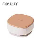 MOYUUM 韓國 白金矽膠 兩用吸盤餐碗 -  豆沙紅