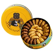 【鴻鼎菓子】繽紛三色曲奇餅鐵盒X4盒(234g/盒)經典原味/海鹽咖啡/黑巧克力 春節/禮盒 7個工作天內出貨