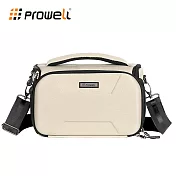 Prowell WIN-23525 EVA硬殼一機兩鏡相機包 相機保護包 休閒攝影包 相機斜背包 相機跨肩包 側背包 米色