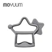 MOYUUM 韓國 白金矽膠 手環固齒器 -  小星星款(沉穩灰)