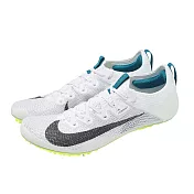 Nike 田徑釘鞋 Zoom Superfly Elite 2 FK 男鞋 白 可拆式鞋釘 FZ9662-100