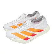 adidas 競速跑鞋 Adizero Adios Pro 4 M 男鞋 白 橘 緩震 慢跑鞋 愛迪達 JR7088