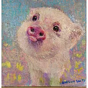 【玲廊滿藝】黑輪-可愛小豬20x20cm