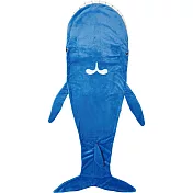 【日本丸真】休閒趣味保暖美人魚毛毯 藍鯨