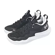 Under Armour UA 排球鞋 W Flow Ace Low 女鞋 黑 白 支撐 緩震 運動鞋 UA 3027084001