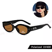 【SUNS】時尚精品貓眼太陽眼鏡 高品質TR90偏光墨鏡 流行明星款 防眩光/抗UV400 S2337 墨茶棕