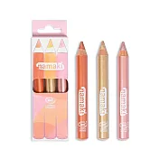 法國【Namaki】閃耀派對兒童亮粉彩繪筆組 (3色)