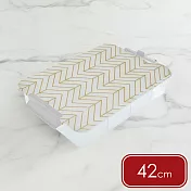 《FARBERWARE》Snacklebox砧板保鮮盒 - 金格紋42cm