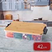 《FARBERWARE》Snacklebox砧板保鮮盒 - 竹紋42cm