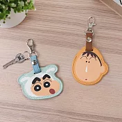 蠟筆小新磁扣套鑰匙圈 -小白裝扮